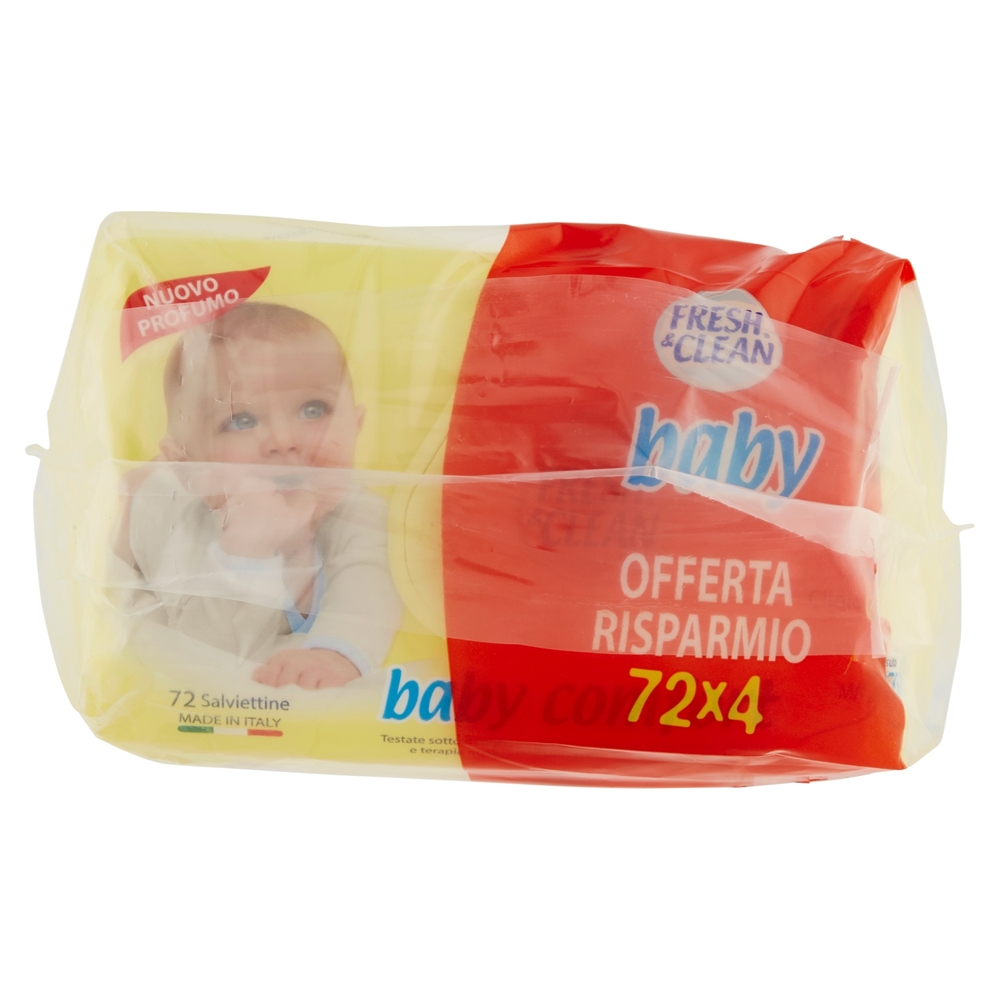 Fresh & Clean baby comfort Salviettine 4 x 72 pz